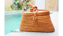 fancy modern rattan bags casual elegance